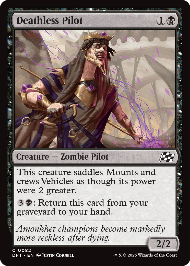 Deathless Pilot (DFT-082) - Aetherdrift Foil
