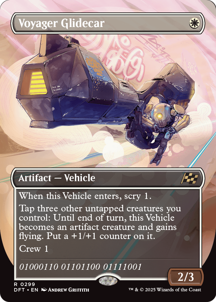 Voyager Glidecar (Borderless) (DFT-299) - Aetherdrift (Borderless)