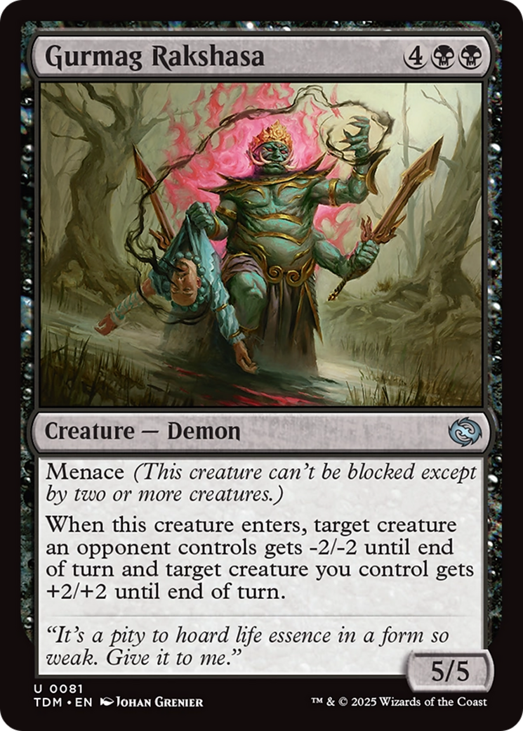 Gurmag Rakshasa (TDM-081) - Tarkir: Dragonstorm