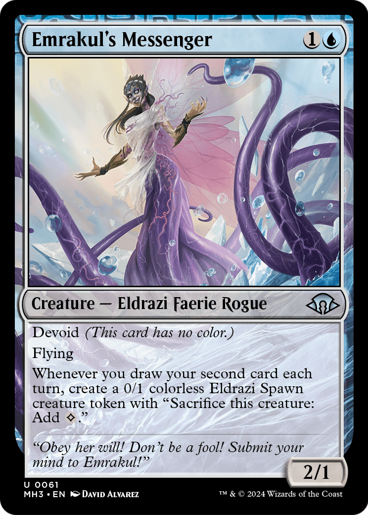 Emrakul's Messenger (MH3-061) - Modern Horizons 3: (devoid) Foil