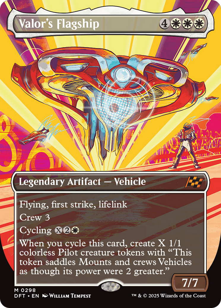 Valor's Flagship (Borderless) (DFT-298) - Aetherdrift (Borderless)