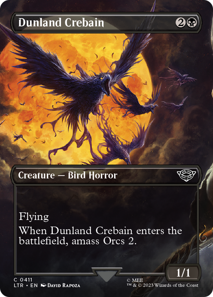Dunland Crebain (Borderless) (LTR-411) - The Lord of the Rings: Tales of Middle-earth (Borderless)
