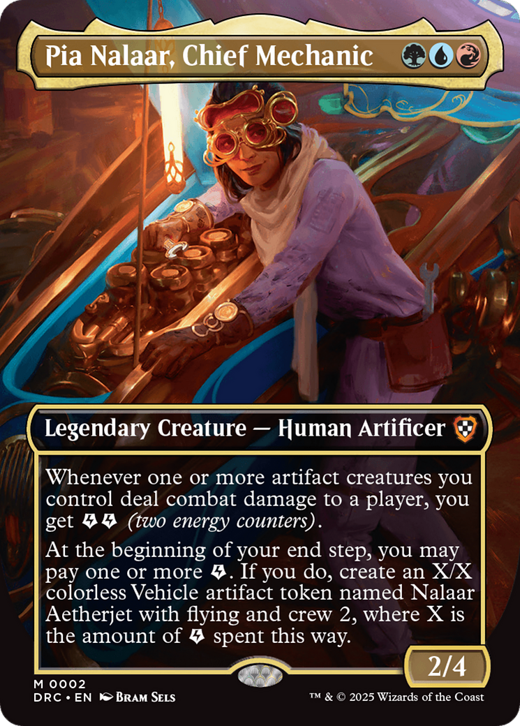 Pia Nalaar, Chief Mechanic (Borderless) (DRC-002) - Commander: Aetherdrift (Borderless)