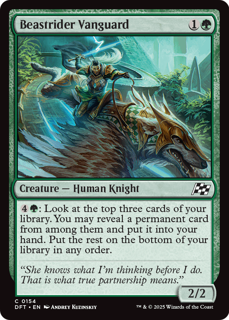 Beastrider Vanguard (DFT-154) - Aetherdrift