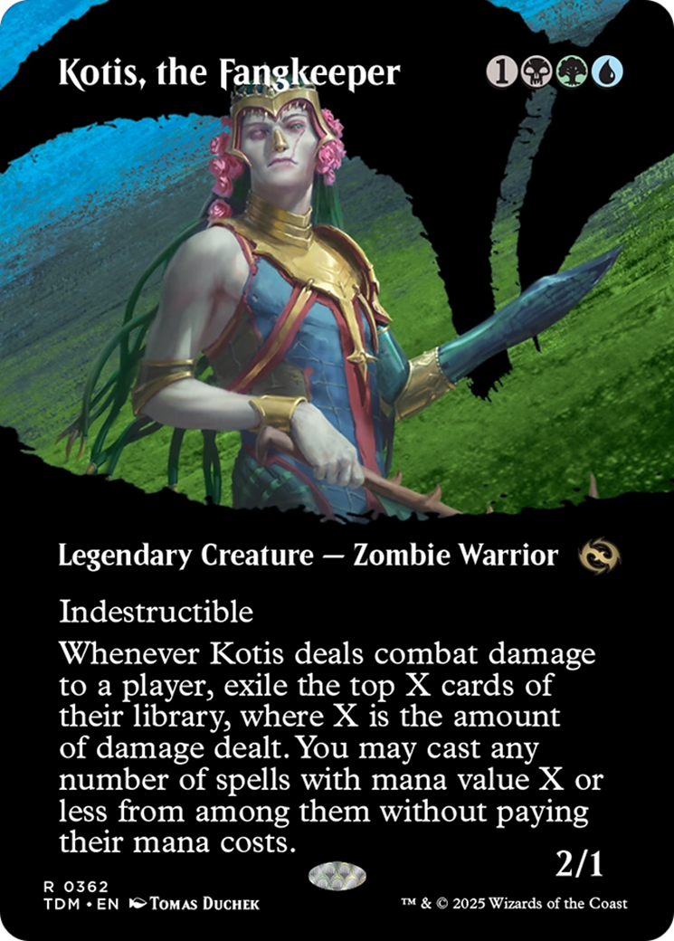 Kotis, the Fangkeeper (TDM-362) - Tarkir: Dragonstorm: (Showcase) (Borderless)