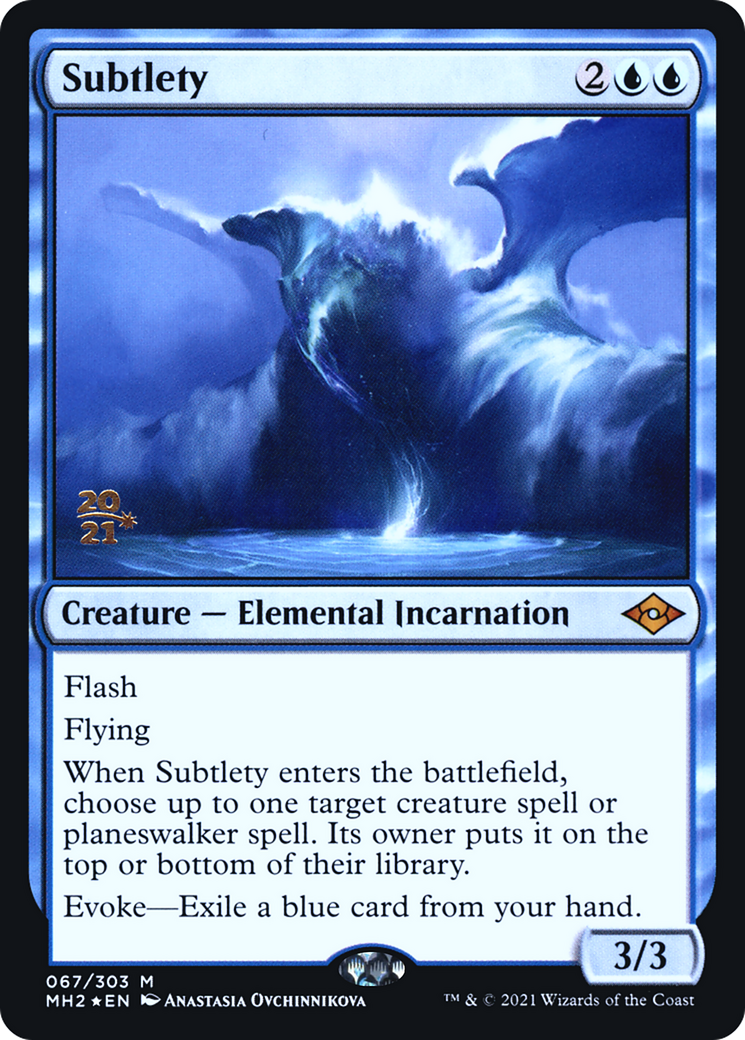 Subtlety (PRE-067) - Modern Horizons 2 Promos Foil