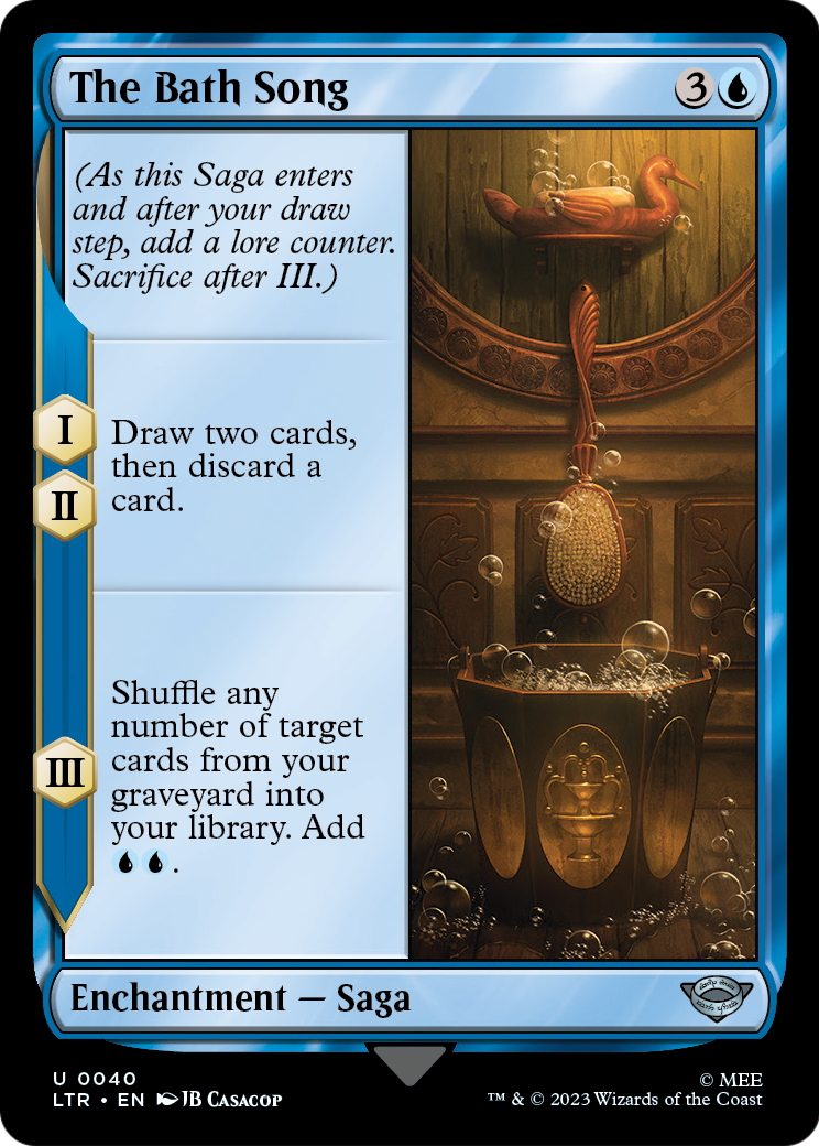 The Bath Song (LTR-040) - The Lord of the Rings: Tales of Middle-earth Foil