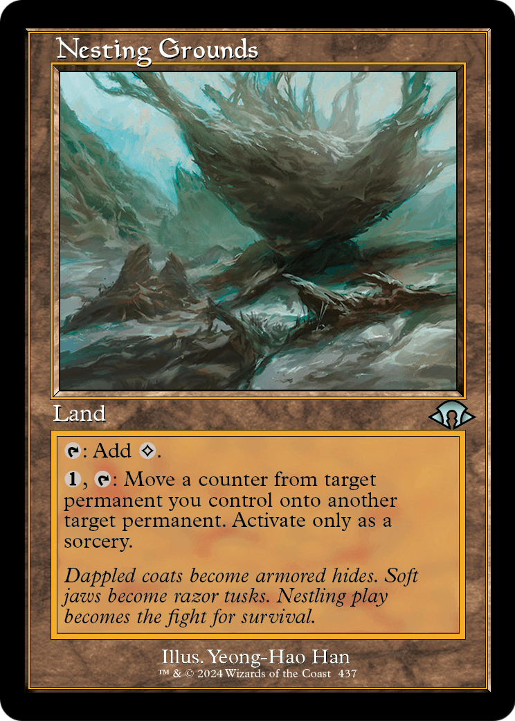 Nesting Grounds (Retro Frame) (MH3-437) - Modern Horizons 3 Foil