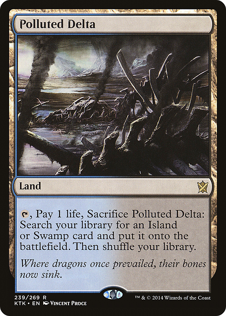 Polluted Delta (KTK-239) - Khans of Tarkir