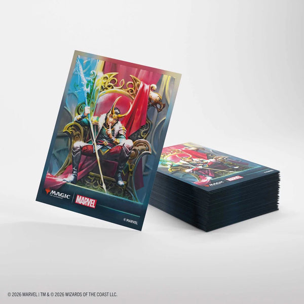Magic: The Gathering Marvel Super Heroes Premium Art Sleeves - Loki/Doctor Doom