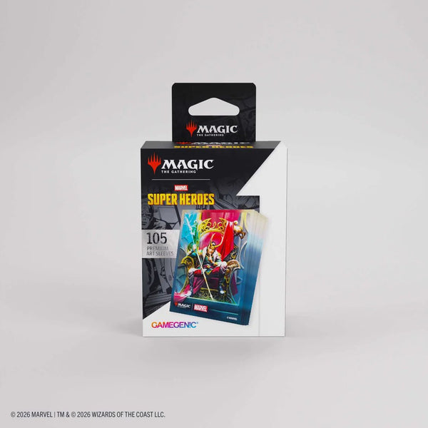 Magic: The Gathering Marvel Super Heroes Premium Art Sleeves - Loki/Doctor Doom