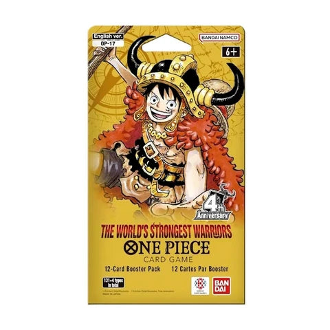 OP-17 (English Version) The World's Strongest Warriors  Sleeved Booster Pack