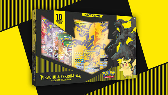 Pokemon TCG Pikachu & Zekrom GX Tag Team Premium Collection Box