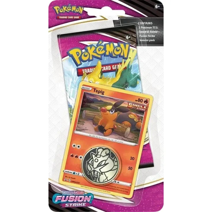 Pokemon Fusion Strike Single Pack Blister [Tepig]/[Blitzle]