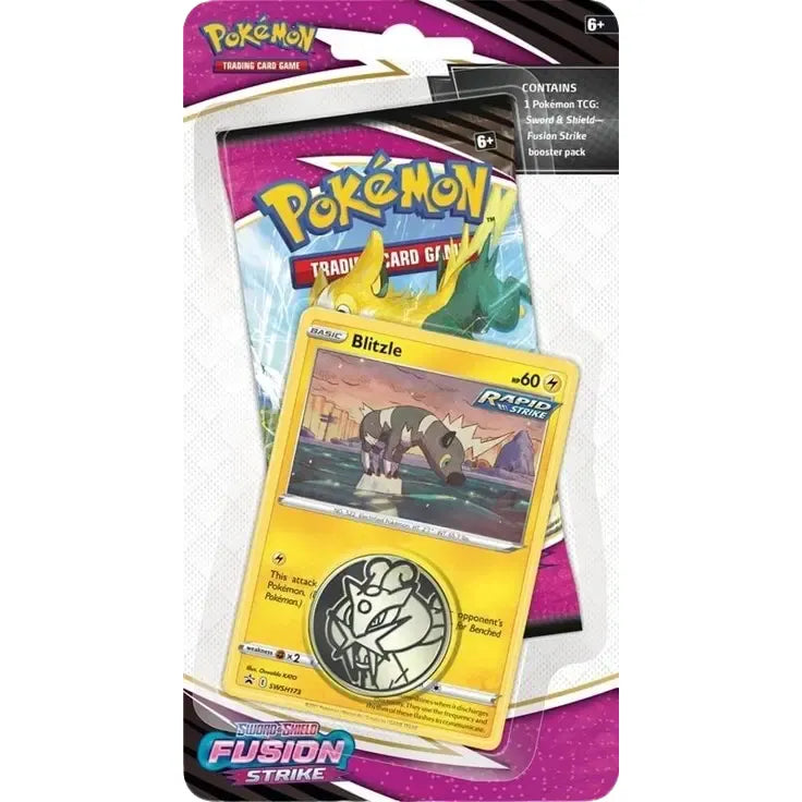 Pokemon Fusion Strike Single Pack Blister [Tepig]/[Blitzle]