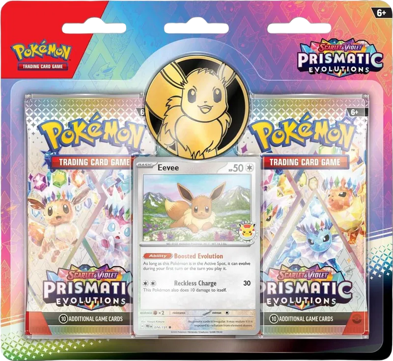 Pokemon Prismatic Evolutions 2-Pack Blister [Eevee]