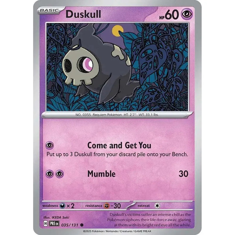 Pokemon Duskull - 035/131 - Common