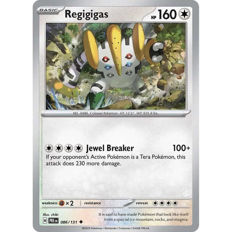 Pokemon Regigigas - 086/131 - Uncommon