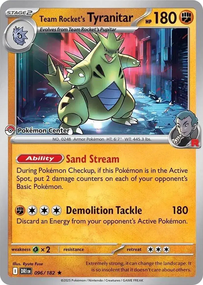 Team Rocket's Tyranitar (Pokemon Center Exclusive) - Miscellaneous Cards & Products (MCAP)