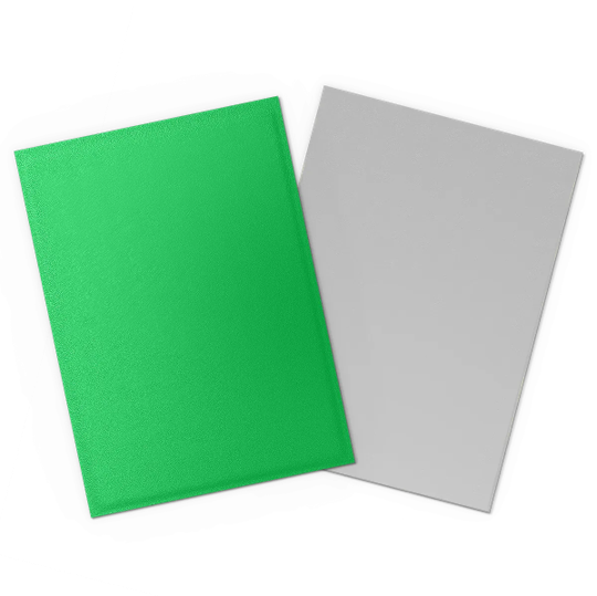 Dragon Shield Matte Dual Sleeves - Standard Size - 100ct - Apple Green & Silver