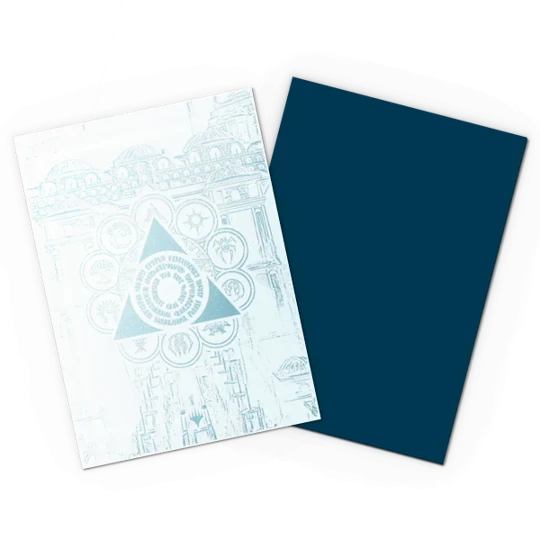Dragon Shield 100ct Standard Size Dual Matte MTG: Azorious Senate