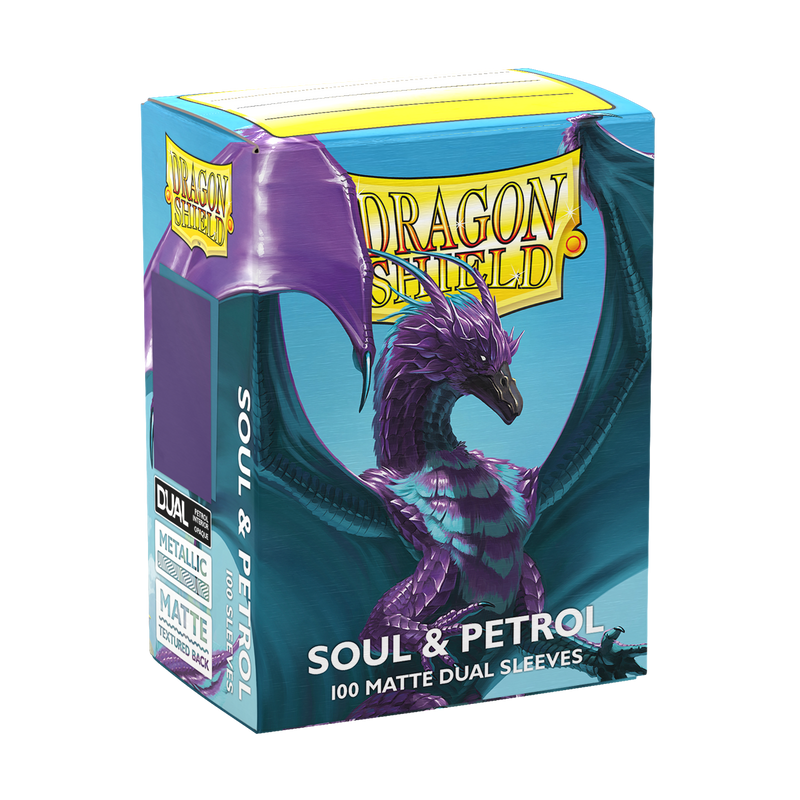 Dragon Shield Matte Dual Sleeves - Standard Size - 100ct - Soul & Petrol