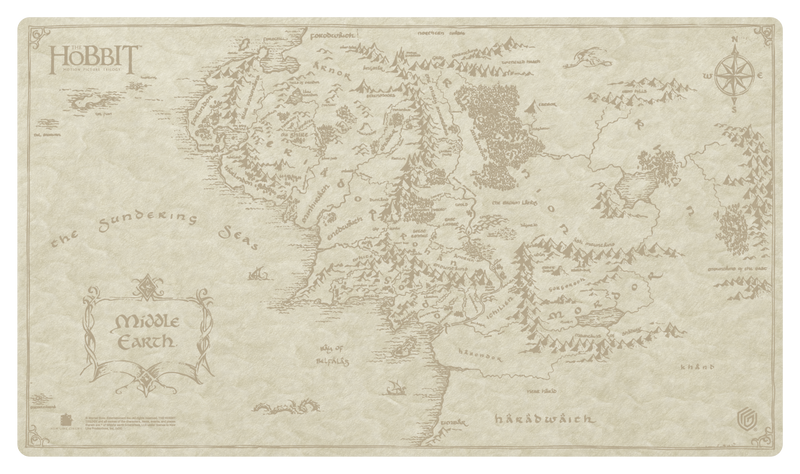 Ultimate Guard - Playmat - Sophoskin - The Hobbit - Map: Middle - Earth