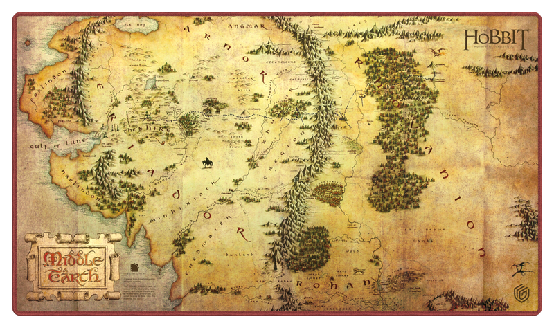 Ultimate Guard - Playmat - Standard - The Hobbit - Map: Middle - Earth