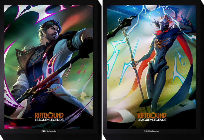 Riftbound - League of Legends - TCG Vendetta Art Sleeves - 100ct - Jayce vs Viktor