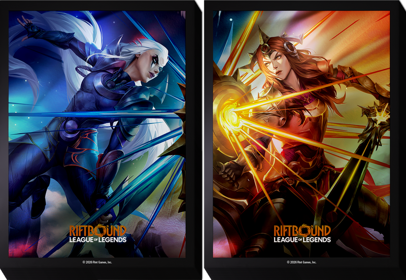 Riftbound - League of Legends - TCG Vendetta Art Sleeves - 100ct - Diana vs Leona