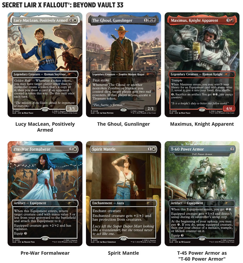 MTG - Secret Lair Fallout Beyond Vault 33 Regular