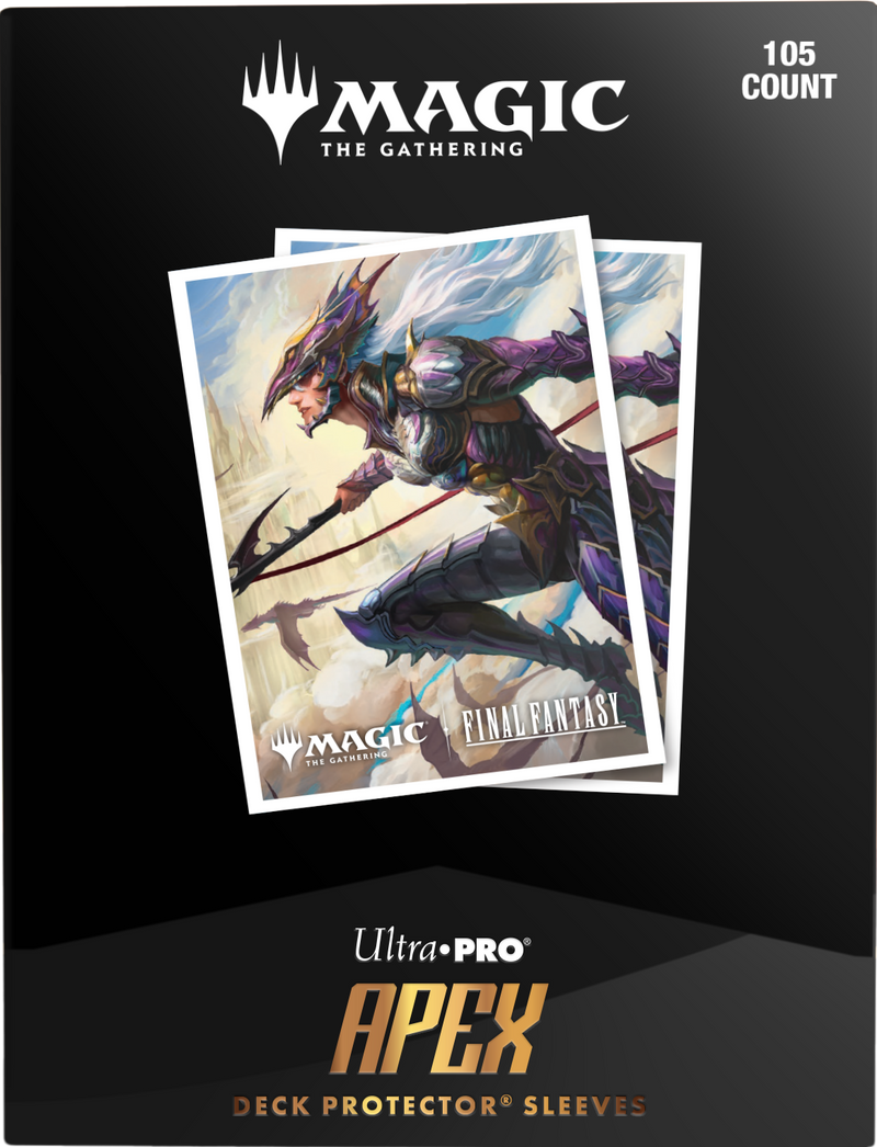 Ultra Pro Apex Standard Card Sleeves 105ct - MTG Universes Beyond: Final Fantasy Premium X  Kain