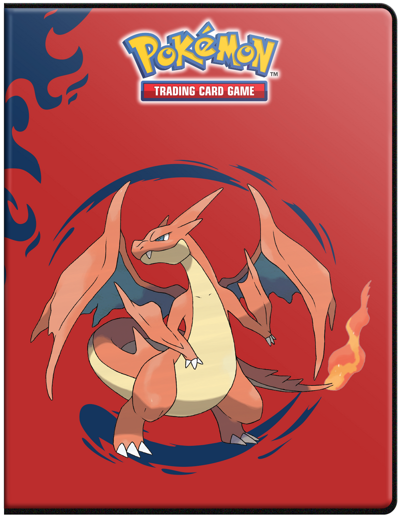 Ultra Pro Binder 9 Pocket Portfolio Pokemon Mega Charizard X & Mega Charizard Y
