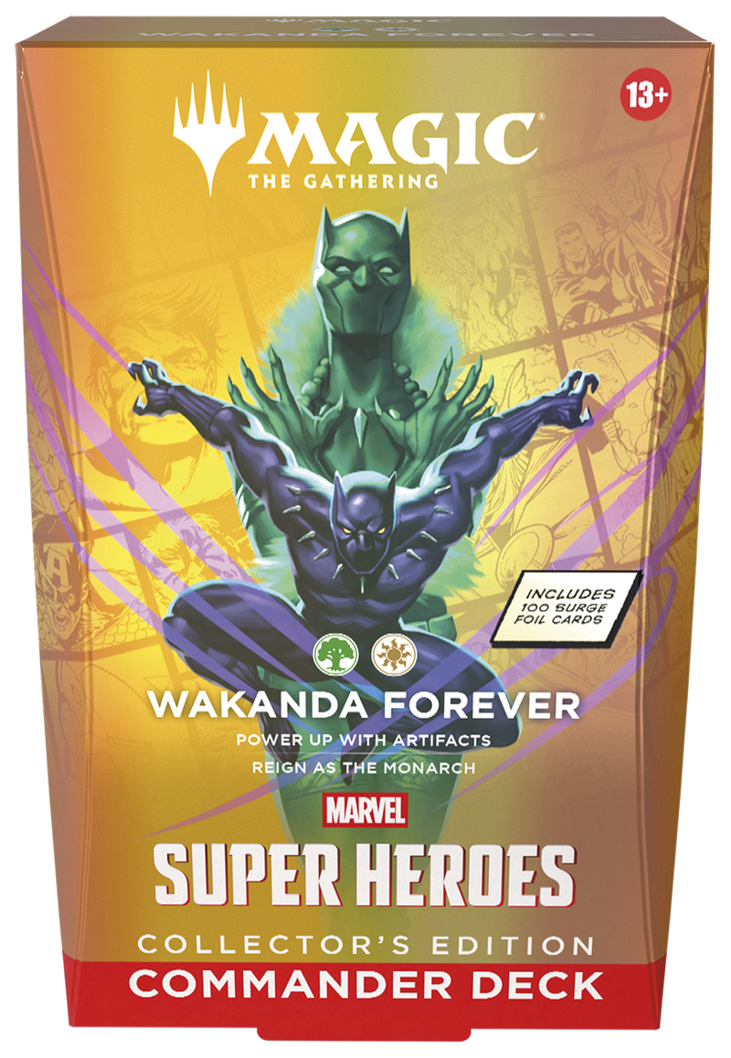 MTG - Universes Beyond: Marvel Super Heroes - Commander Deck - Set of 4 - Collector's Edition (Pre-Order)