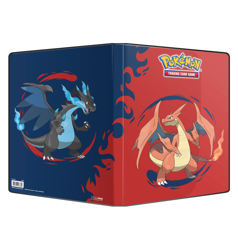 Ultra Pro Binder 9 Pocket Portfolio Pokemon Mega Charizard X & Mega Charizard Y