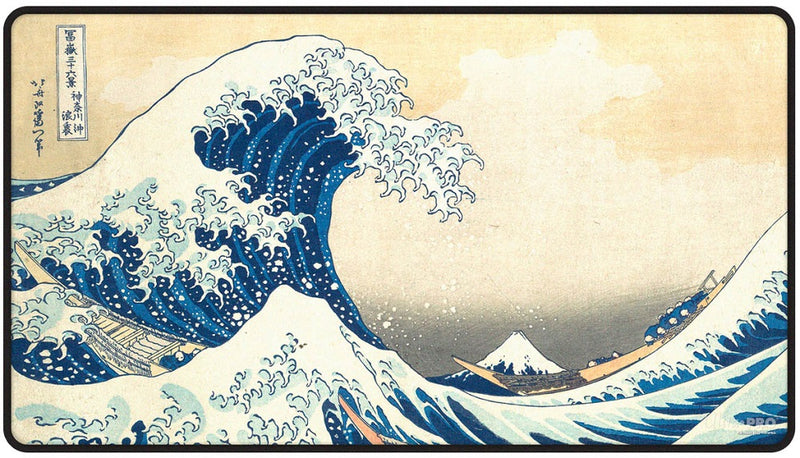 UltraPro Playmat The Great Wave Off Kanagawa Black Stitch