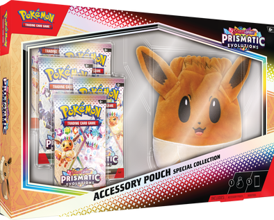 Pokemon Prismatic Evolutions Accessory Pouch Special Collection