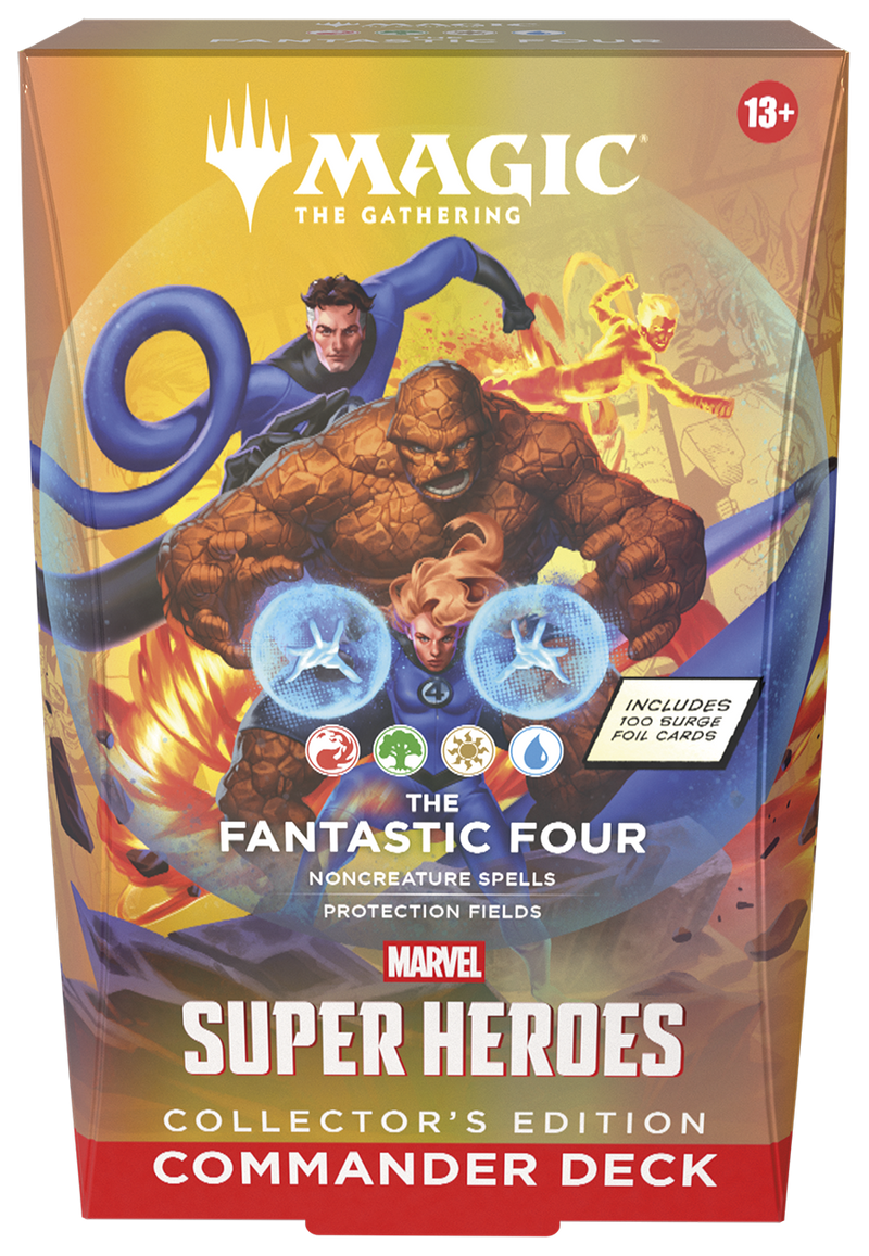 MTG - Universes Beyond: Marvel Super Heroes - Commander Deck - Set of 4 - Collector's Edition (Pre-Order)
