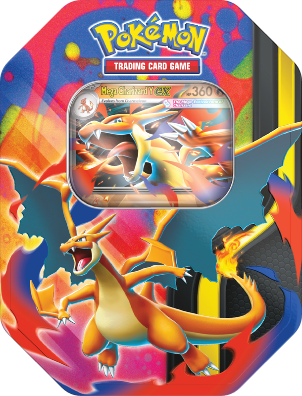 Pokemon Mega Charizard Tin - Mega Charizard Y ex