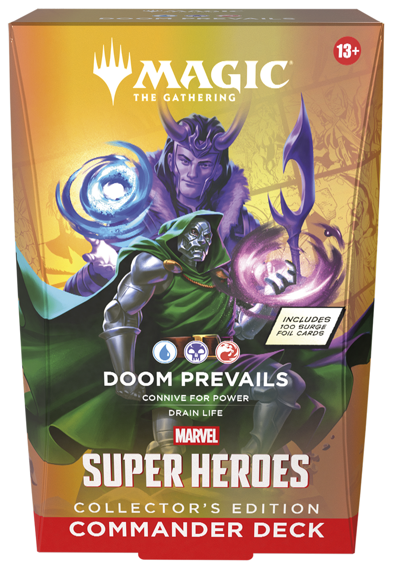 MTG - Universes Beyond: Marvel Super Heroes - Commander Deck - Set of 4 - Collector's Edition (Pre-Order)
