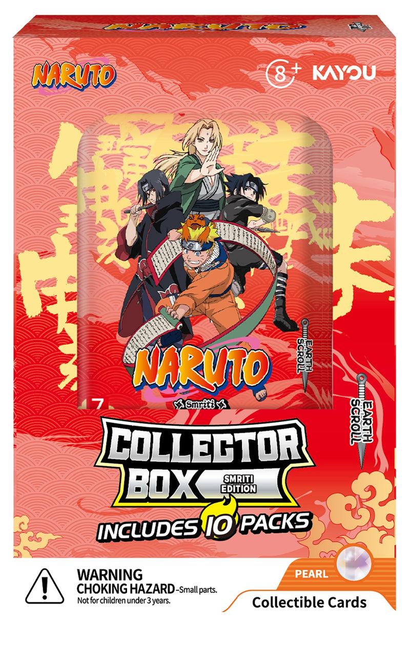 Naruto Smriti Collectible Cards Earth Scroll Series 2 Collector Box (5PK)