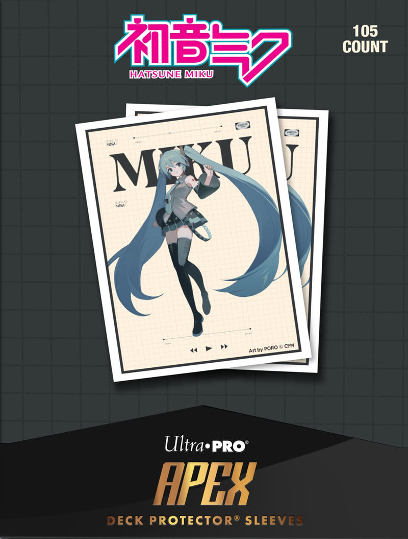 Ultrapro D-Pro Apex Hatsune Miku Retro Soundscapes Hatsune Miku 105Ct