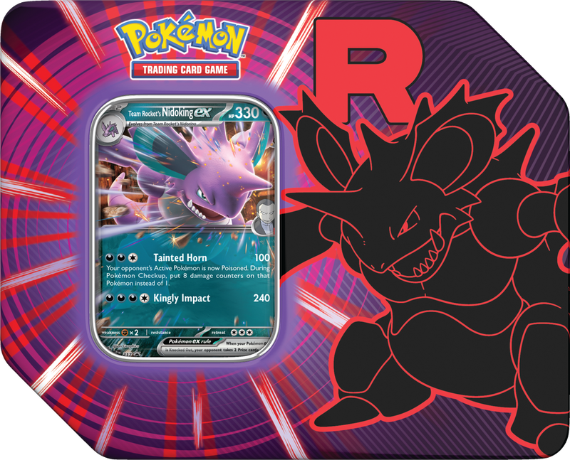 Pokemon Team Rocket Tins Nidoking