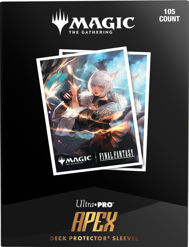 Ultra Pro Apex Standard Card Sleeves 105ct - MTG Universes Beyond: Final Fantasy Premium Z   Y'shtola
