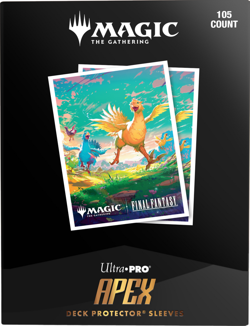 Ultra Pro Apex Standard Card Sleeves 105ct - MTG Universes Beyond: Final Fantasy AA  Chocobo