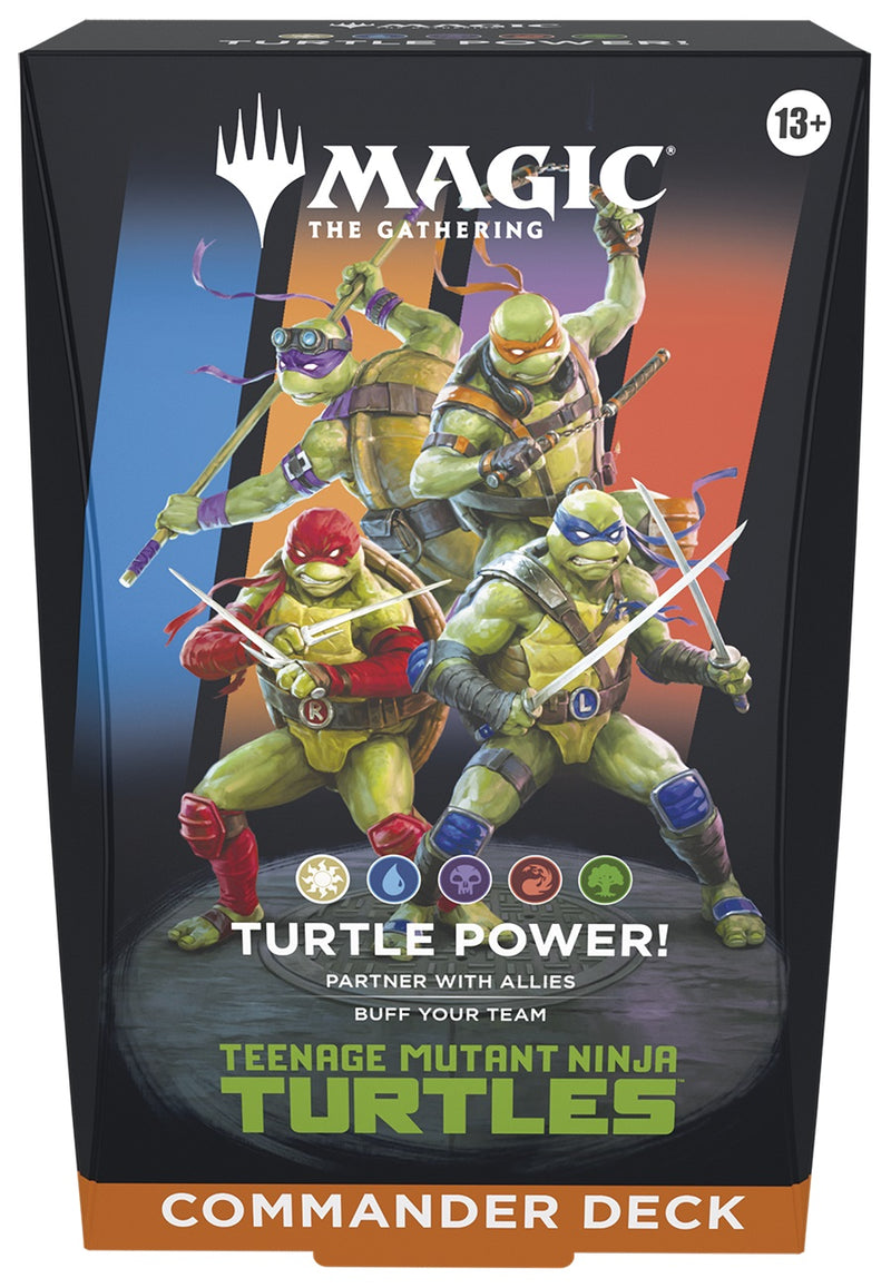 MTG Universes Beyond: Teenage Mutant Ninja Turtles - Commander Deck - Turtle Power! (Pre-Order)