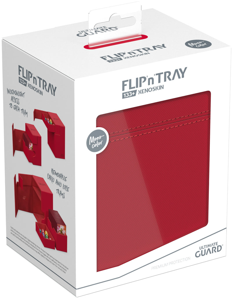 Ultimate Guard Flip n' Tray Monocolor 133+ RED