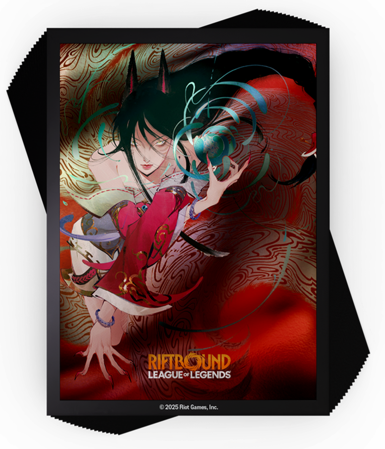 Riftbound League of Legends TCG Origins Art Sleeves - Ahri 100ct