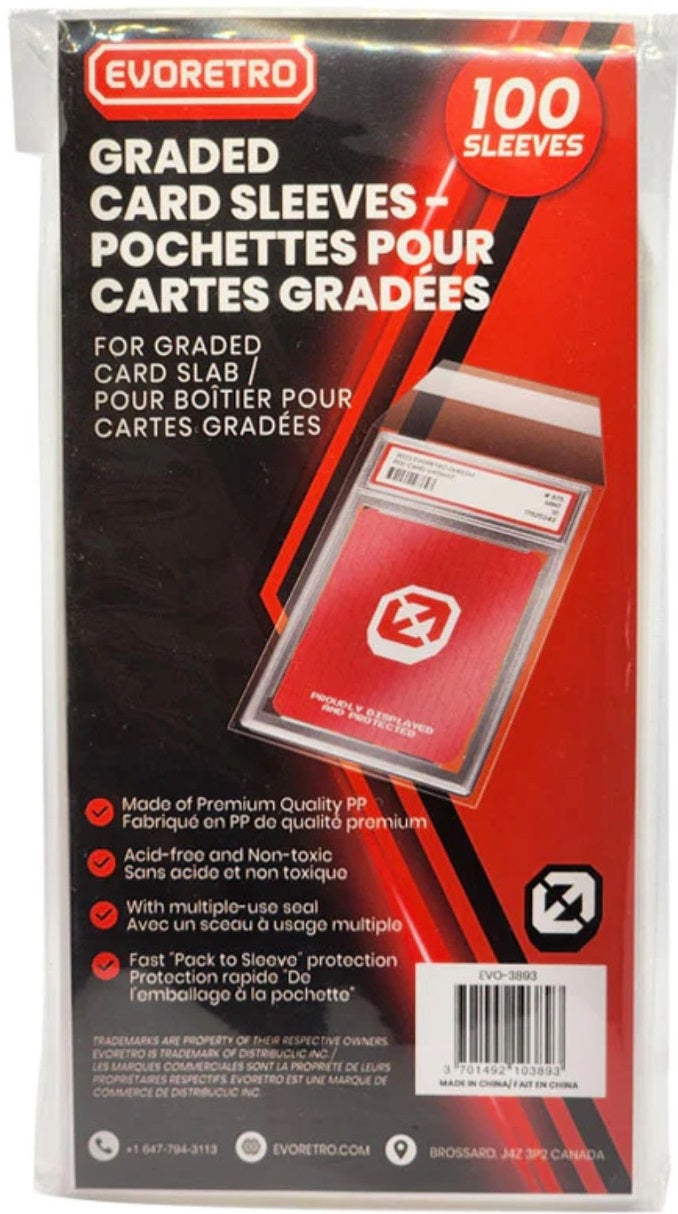 Evoretro Graded Card Sleeves 100ct
