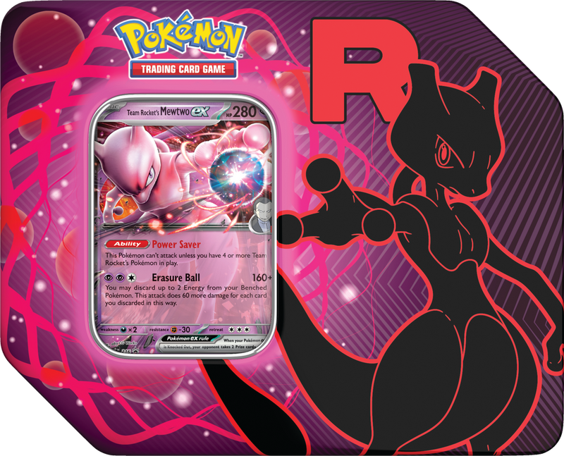 Pokemon - Team Rocket Tins Mewtwo